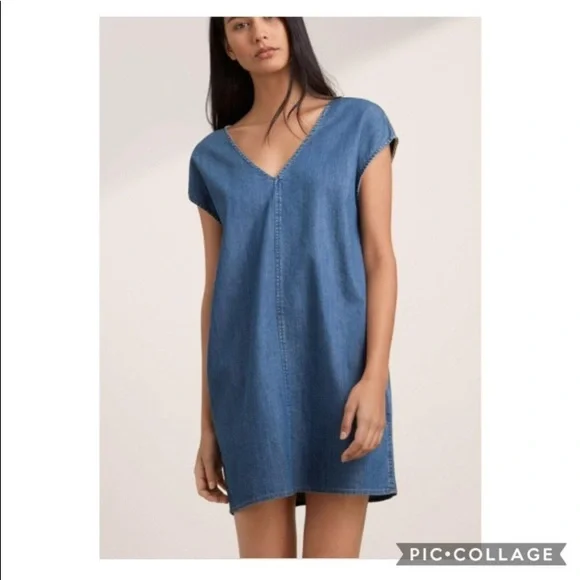 Golden by TNA | Dresses | Golden By Tna Aritzia Denim Dress Size Xs |  Poshmark